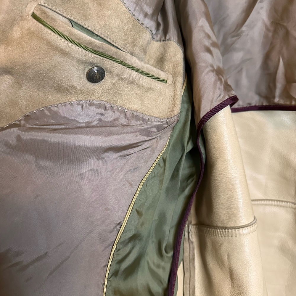 Island Soft Suede Jacket - Perfect Vintage- Jacket.  Size L - Picture 5 of 16